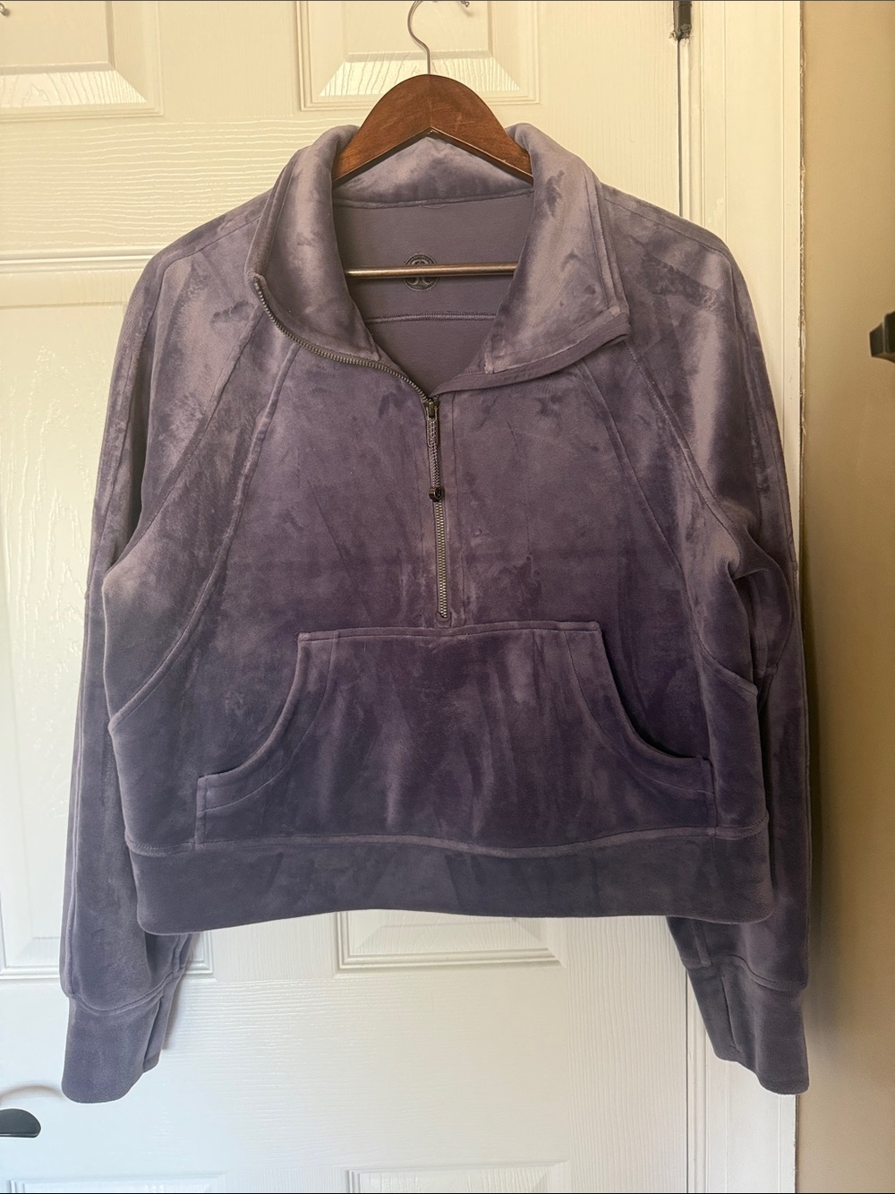 Lululemon Scuba Oversized Funnel neck Half-Zip Pullover in Lavender M/L
